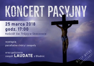 2018.03.25 plakat Koncert Pasyjny