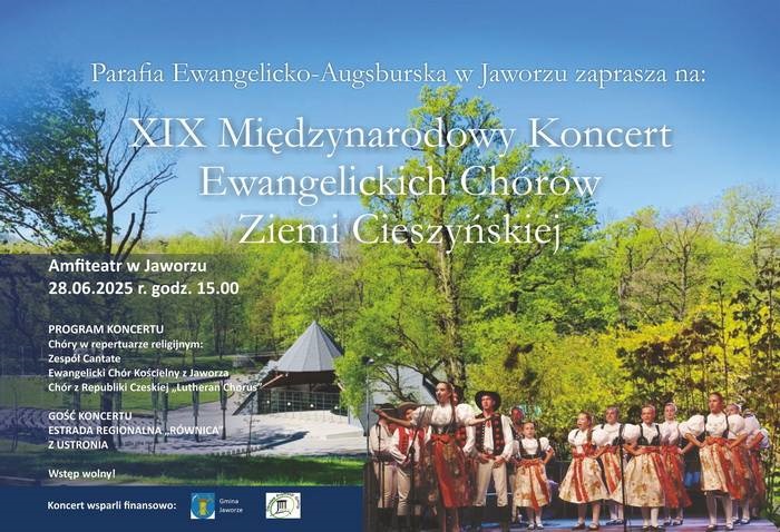 Jaworze i XIX Koncert Chórów Ewangelickich Ziemi Cieszyńskiej